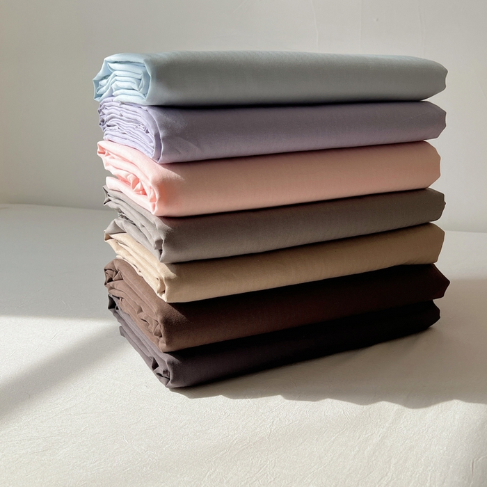 91家纺网 家纺一手货源 找家纺 蜜宿 2025新款A类全棉人字纹床单 组合图