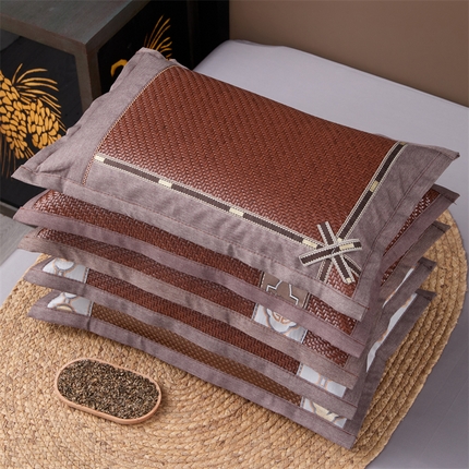 （总）织布人 2025新款荞麦枕夏季凉感PE藤枕夏凉枕头成人家用助睡眠防出汗枕头