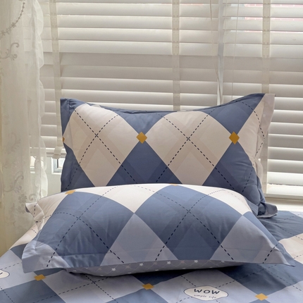 依庭 2025新款全棉印花花卉款四件套单品系列-单枕套 意林