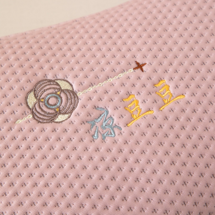 91家纺网 家纺一手货源 找家纺 织布人 2025新款荞麦枕夏季凉感豆豆枕茶叶枕夏凉荞麦枕学生成人家用硬枕 凉豆豆款-四面粉茶香枕