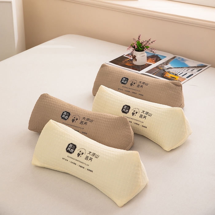 91家纺网 家纺一手货源 找家纺 枕之坊 2025新款针织三角颈椎枕 组合图仅供参考