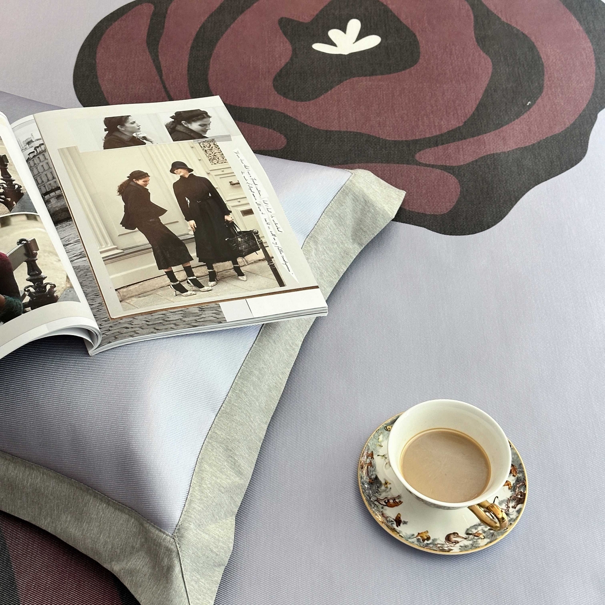 91家纺网 家纺一手货源 找家纺 JUICY 橘滋家纺 2025新款夏日高端轻奢数码冰丝奢简高级凉席床笠 阿勒泰