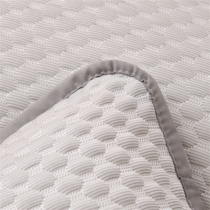 91家纺网 家纺一手货源 找家纺 大熊枕芯 2025新款冰豆豆凉感隔脏枕套 冰豆豆枕套-灰