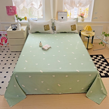 依庭 2025新款全棉印花花卉款四件套单品系列-单床单 星烁-B版