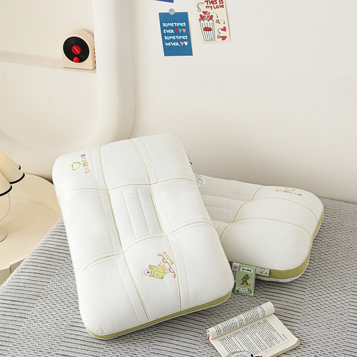 91家纺网 家纺一手货源 找家纺 （总）幸运草 2025新款恐龙满分睡眠决明子羽丝绒亲子枕芯