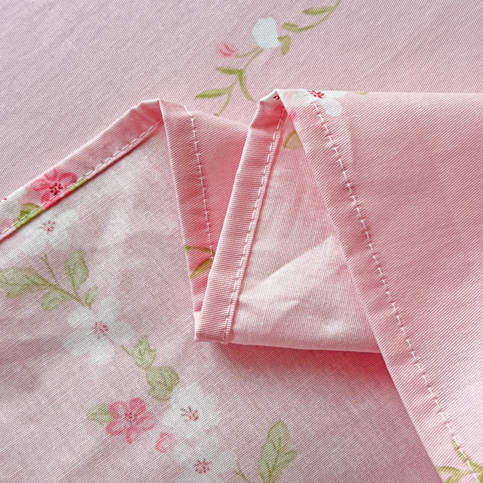 91家纺网 家纺一手货源 找家纺 依庭 2025新款全棉印花花卉款四件套单品系列-单床单 云听若舞