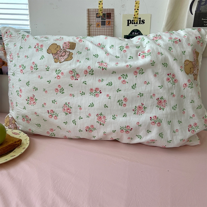 91家纺网 家纺一手货源 找家纺 原素 2025软乎乎的A类母婴级水洗棉夏凉被四件套 夏被-蜜糖莉娜