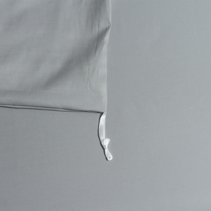 91家纺网 家纺一手货源 找家纺 瑞驰家纺 2025新款长绒棉纯棉绣花四件套-棋盘格系列 棋盘格-高级灰