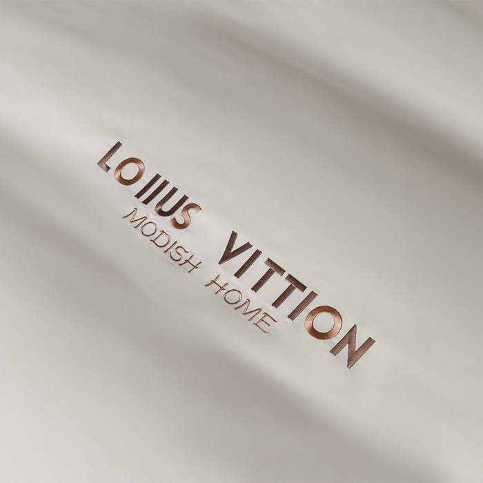 91家纺网 家纺一手货源 找家纺 瑞驰家纺 2025新款长绒棉纯棉绣花四件套-棋盘格系列 棋盘格-米黄咖