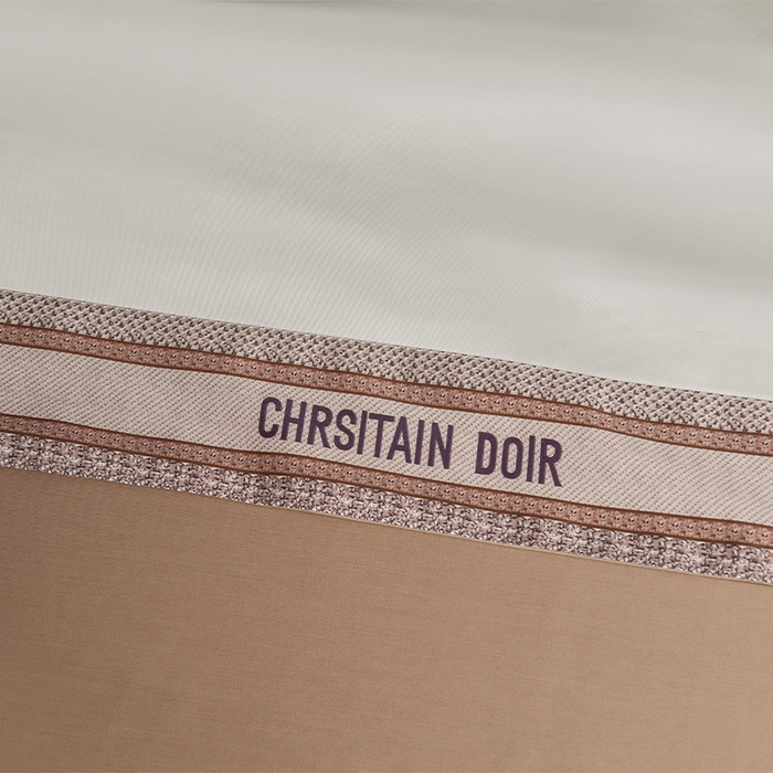 91家纺网 家纺一手货源 找家纺 瑞驰家纺 2025新款长绒棉纯棉绣花四件套-莱桉系列 莱桉-贝壳白