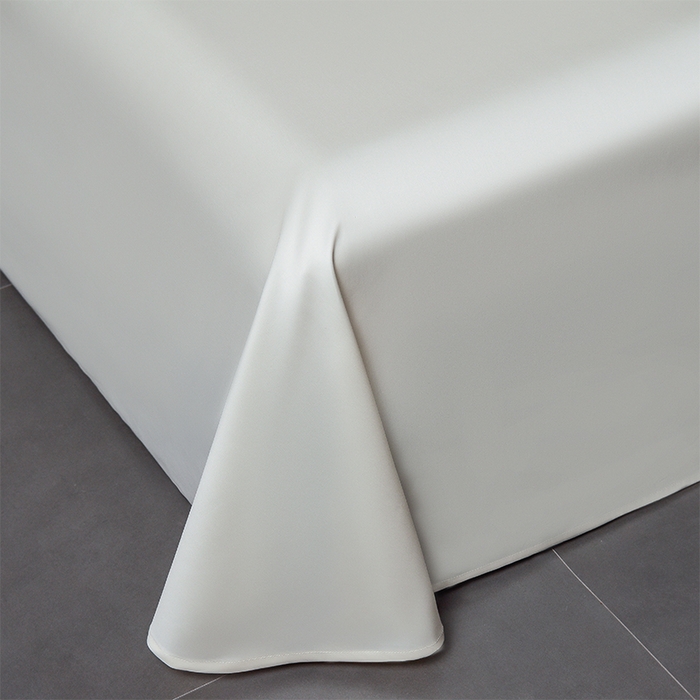 91家纺网 家纺一手货源 找家纺 瑞驰家纺 2025新款长绒棉纯棉绣花四件套-莱桉系列 莱桉-驼褐