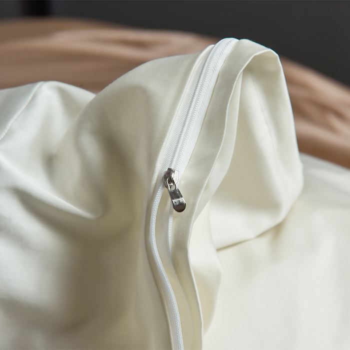 91家纺网 家纺一手货源 找家纺 瑞驰家纺 2025新款长绒棉纯棉绣花四件套-棋盘格系列 棋盘格-中咖