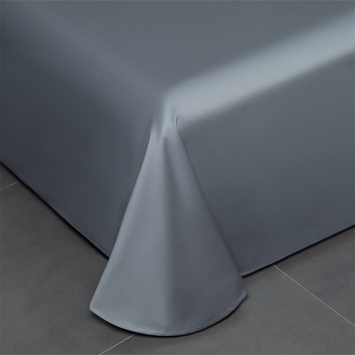 91家纺网 家纺一手货源 找家纺 瑞驰家纺 2025新款长绒棉纯棉绣花四件套-莱桉系列 莱桉-棕橙