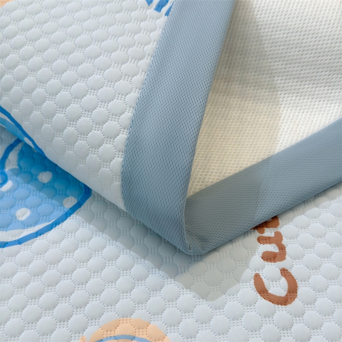 91家纺网 家纺一手货源 找家纺 喜居 2025新款A类印花凉感豆豆三明治复合款凉席席子 三明治复合款-酷酷的心