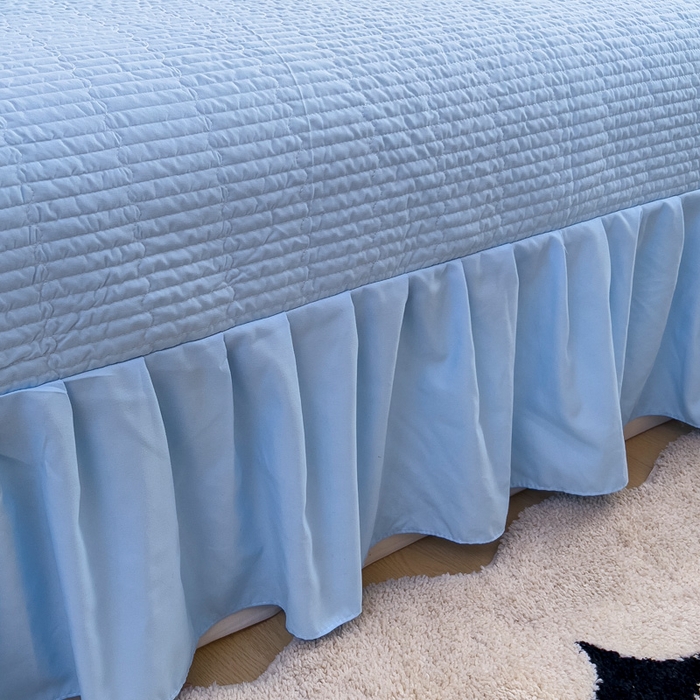 91家纺网 家纺一手货源 找家纺 畅畅家纺 2025新款春夏A类法式公主风夏被夏凉被空调被四件套-爱丽莎 爱丽莎深蓝