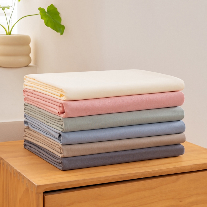 91家纺网 家纺一手货源 找家纺 （总）居美良品 2025新款色织细纱老粗布100%全棉纯棉水洗棉系列被套单件-单被套