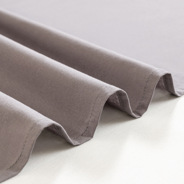 91家纺网 家纺一手货源 找家纺 居美良品 2025新款色织细纱老粗布100%全棉纯棉水洗棉系列被套单件-单被套 灰小格