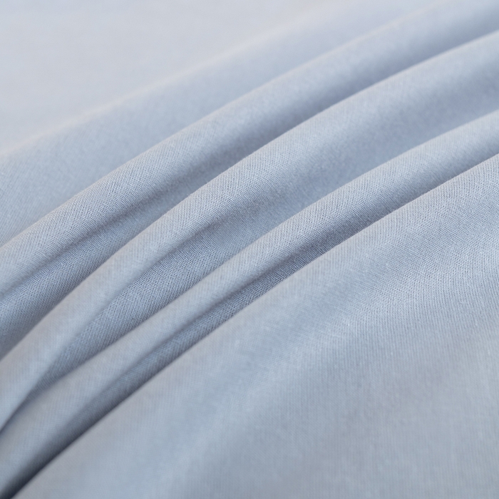 91家纺网 家纺一手货源 找家纺 居美良品 2025新款色织细纱老粗布100%全棉纯棉水洗棉系列被套单件-单被套 静雅-蓝