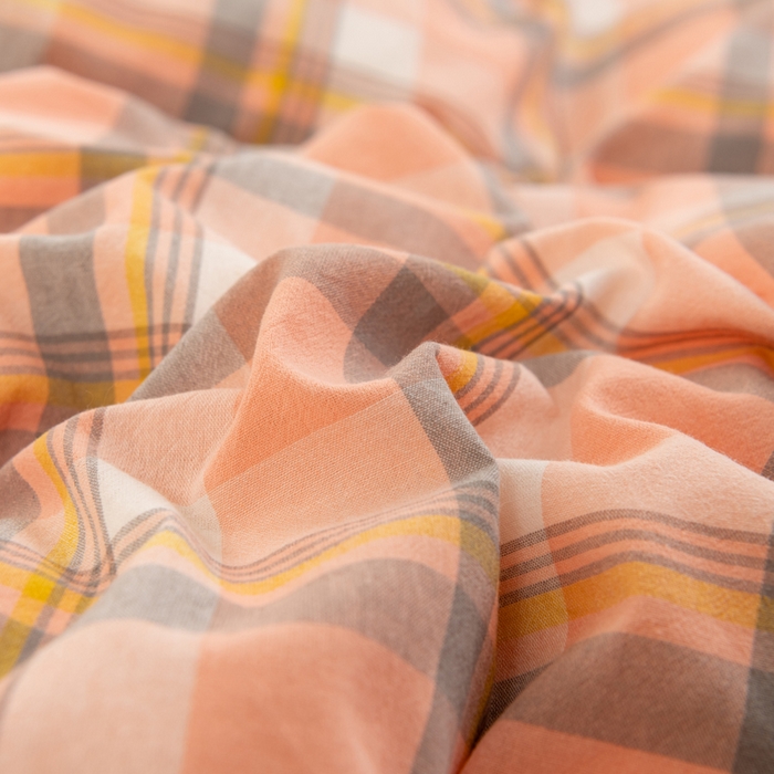 91家纺网 家纺一手货源 找家纺 居美良品 2025新款色织细纱老粗布100%全棉纯棉水洗棉系列被套单件-单被套 静雅-玉