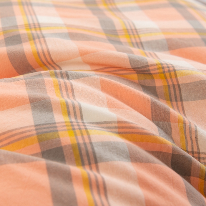 91家纺网 家纺一手货源 找家纺 居美良品 2025新款色织细纱老粗布100%全棉纯棉水洗棉系列被套单件-单被套 静雅-玉