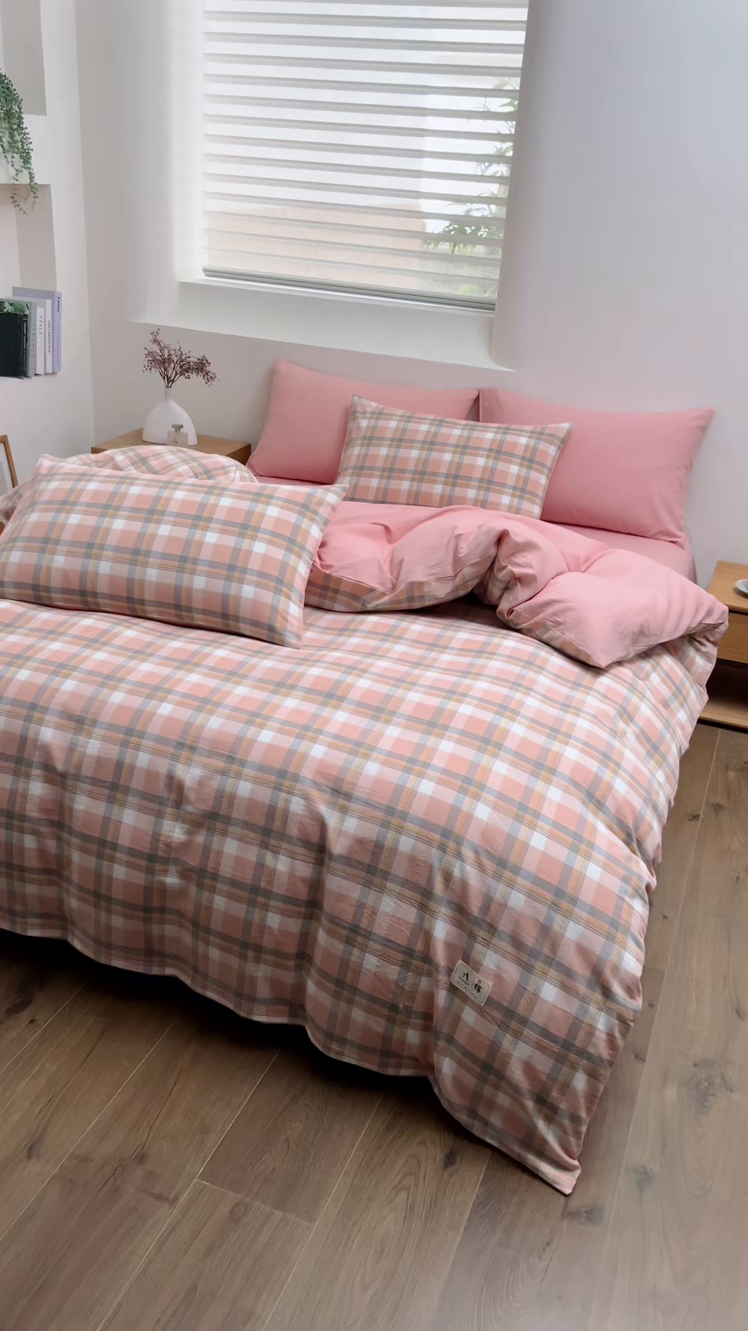 91家纺网 家纺一手货源 找家纺 居美良品 2025新款色织细纱老粗布100%全棉纯棉水洗棉系列被套单件-单被套 静雅-玉