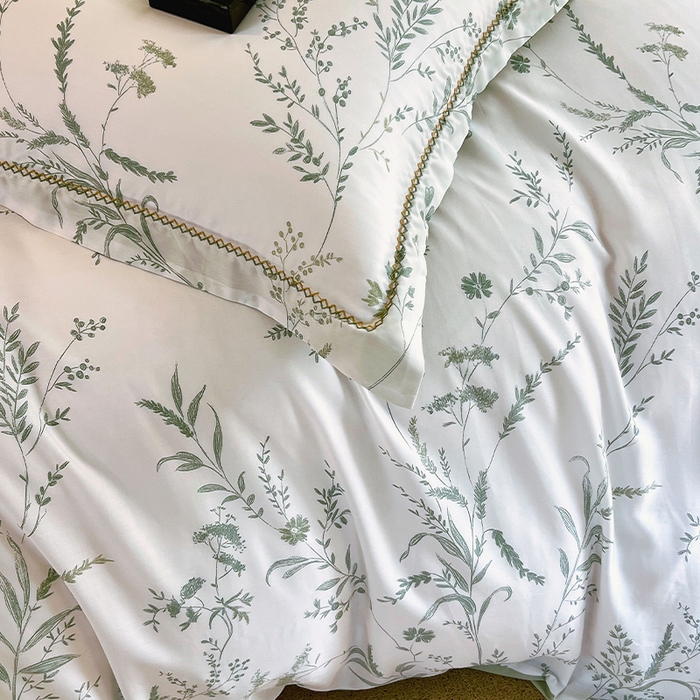 91家纺网 家纺一手货源 找家纺 （总）春皖家纺 2025春夏新款A类莱赛尔纤维印花四件套-风格二