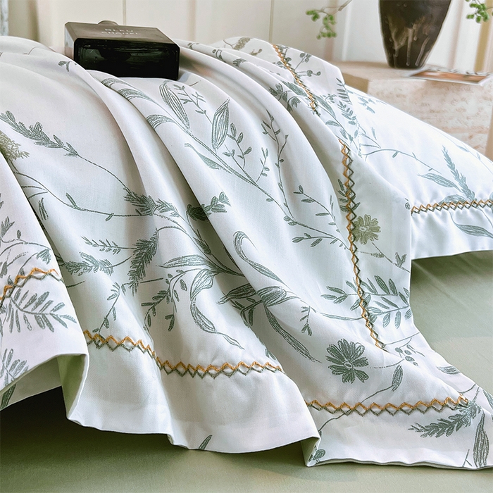 91家纺网 家纺一手货源 找家纺 （总）春皖家纺 2025春夏新款A类莱赛尔纤维印花四件套-风格二