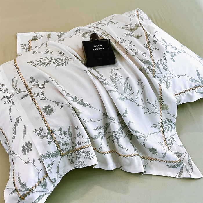 91家纺网 家纺一手货源 找家纺 （总）春皖家纺 2025春夏新款A类莱赛尔纤维印花四件套-风格二