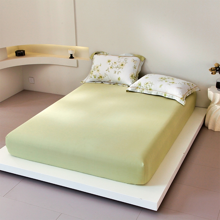 91家纺网 家纺一手货源 找家纺 （总）春皖家纺 2025春夏新款A类莱赛尔纤维印花B版单床笠 床笠单件-风格二