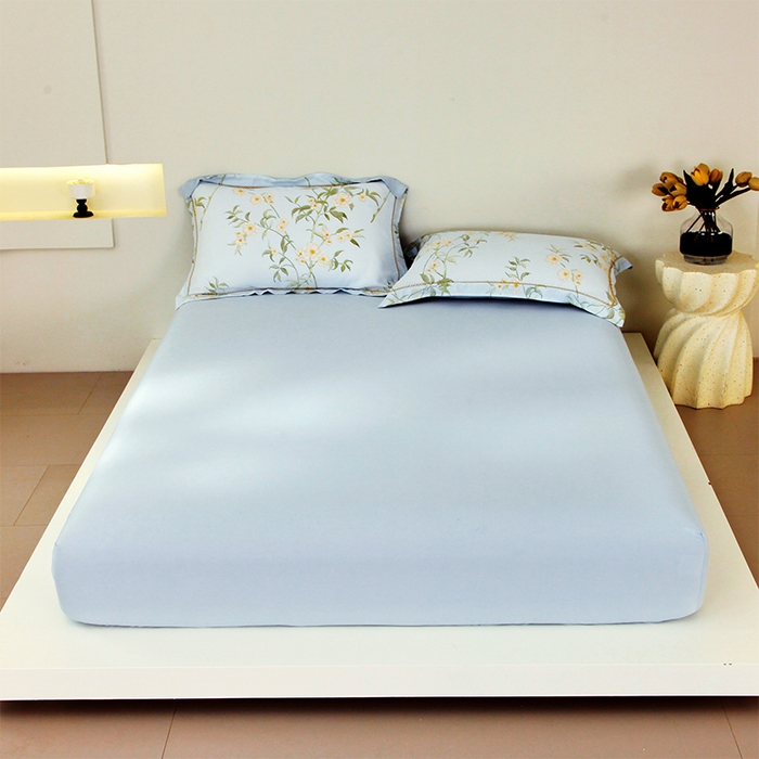 91家纺网 家纺一手货源 找家纺 （总）春皖家纺 2025春夏新款A类莱赛尔纤维印花B版单床笠 床笠单件-风格二