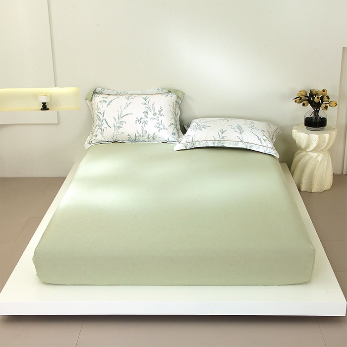 91家纺网 家纺一手货源 找家纺 （总）春皖家纺 2025春夏新款A类莱赛尔纤维印花B版单床笠 床笠单件-风格二