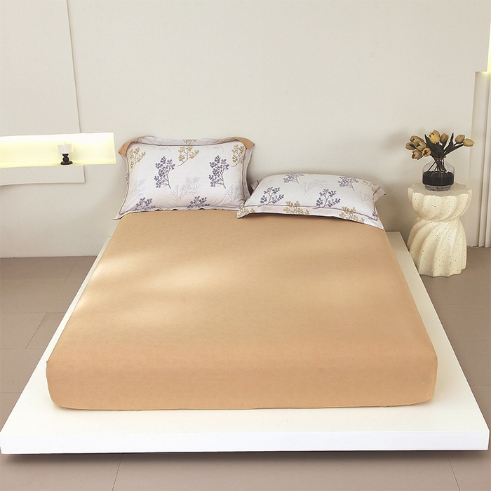 91家纺网 家纺一手货源 找家纺 （总）春皖家纺 2025春夏新款A类莱赛尔纤维印花B版单床笠 床笠单件-风格二