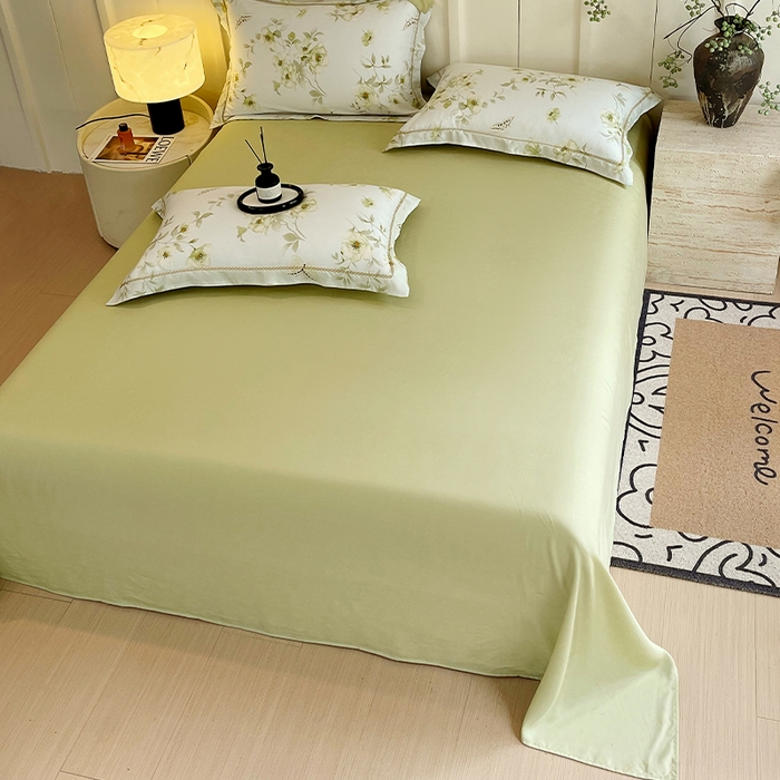 91家纺网 家纺一手货源 找家纺 （总）春皖家纺 2025春夏新款A类莱赛尔纤维印花B版单床单 床单单件-风格二