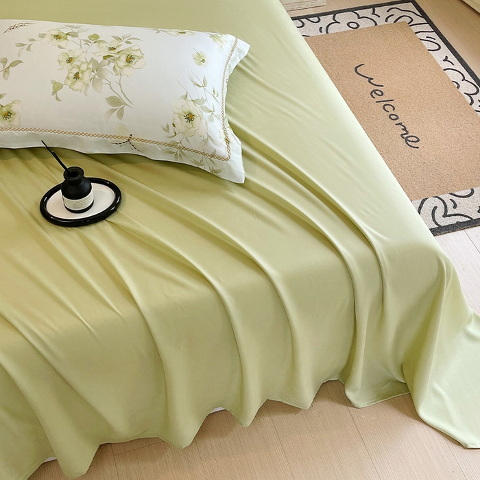 91家纺网 家纺一手货源 找家纺 （总）春皖家纺 2025春夏新款A类莱赛尔纤维印花B版单床单 床单单件-风格二