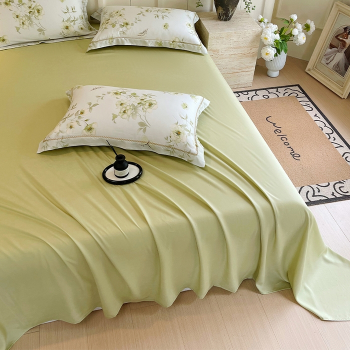 91家纺网 家纺一手货源 找家纺 （总）春皖家纺 2025春夏新款A类莱赛尔纤维印花B版单床单 床单单件-风格二