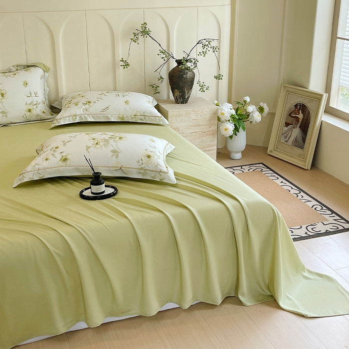 91家纺网 家纺一手货源 找家纺 （总）春皖家纺 2025春夏新款A类莱赛尔纤维印花B版单床单 床单单件-风格二