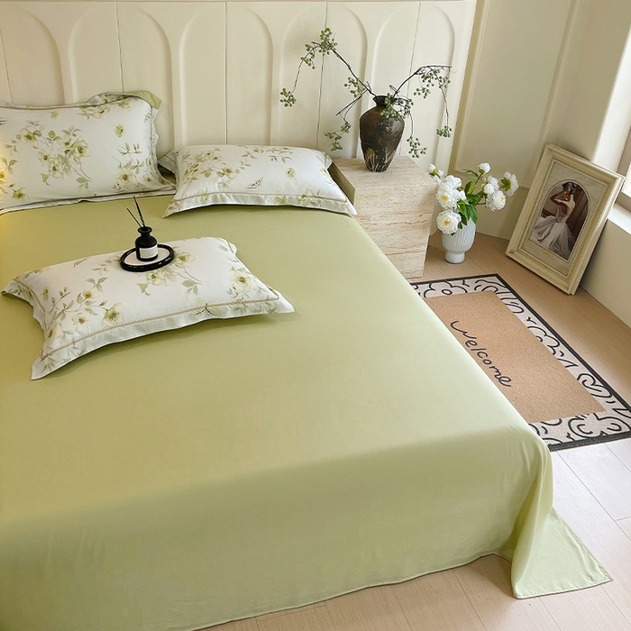 91家纺网 家纺一手货源 找家纺 （总）春皖家纺 2025春夏新款A类莱赛尔纤维印花B版单床单 床单单件-风格二