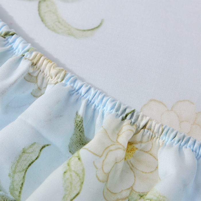 91家纺网 家纺一手货源 找家纺 （总）春皖家纺 2025春夏新款A类莱赛尔纤维印花A版单床笠 床笠单件-风格二