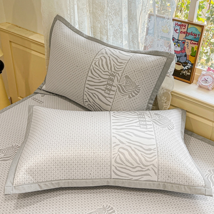 91家纺网 家纺一手货源 找家纺 （总）2025新款A类高分子色织提花软凉席（平铺床席款）