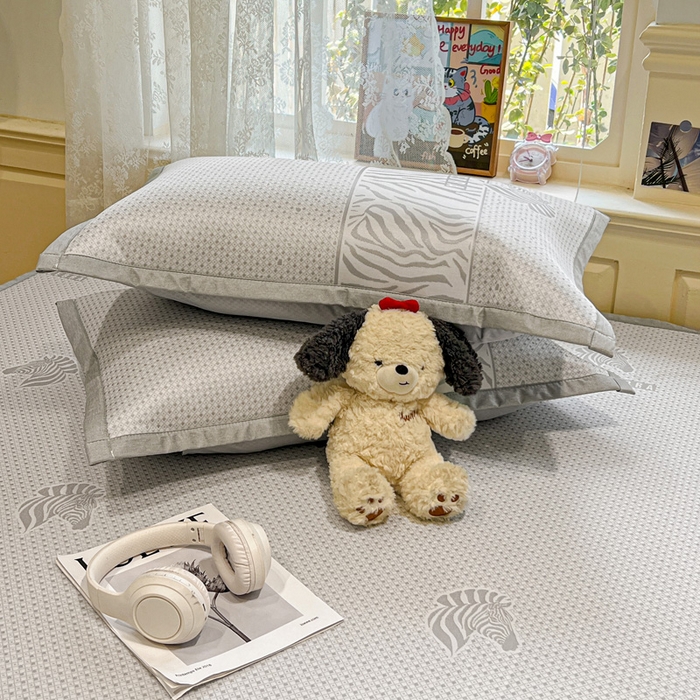 91家纺网 家纺一手货源 找家纺 （总）2025新款A类高分子色织提花软凉席（平铺床席款）