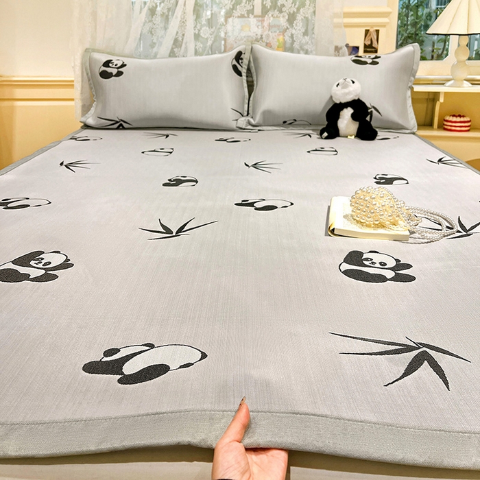 2025新款A类高分子色织提花软凉席（平铺床席款） 童趣