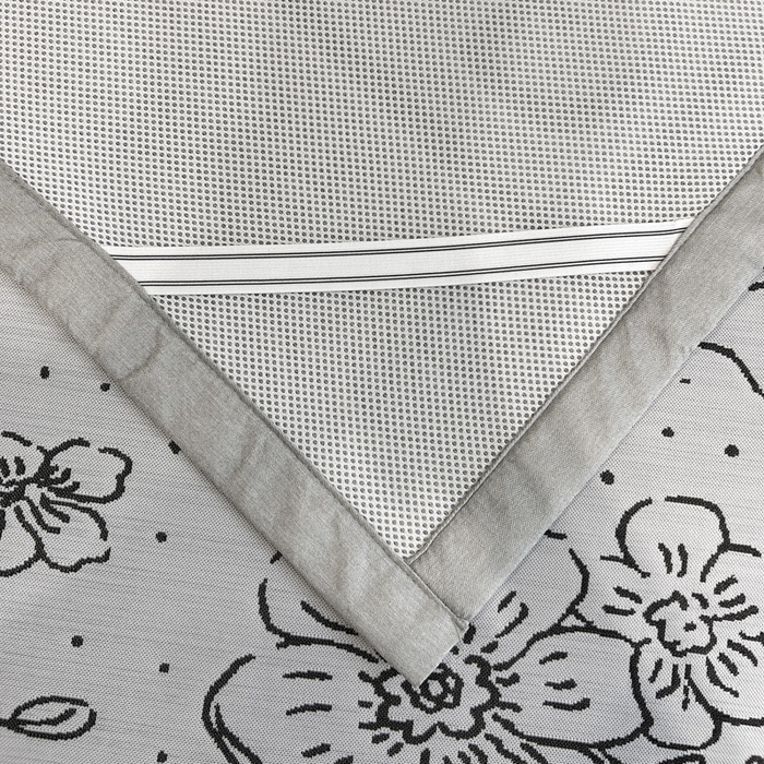 91家纺网 家纺一手货源 找家纺 2025新款A类高分子色织提花软凉席（平铺床席款） 薇薇安