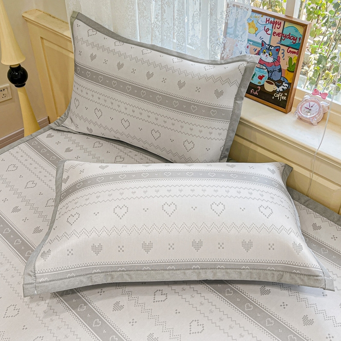 91家纺网 家纺一手货源 找家纺 2025新款A类高分子色织提花软凉席（平铺床席款） 西西里