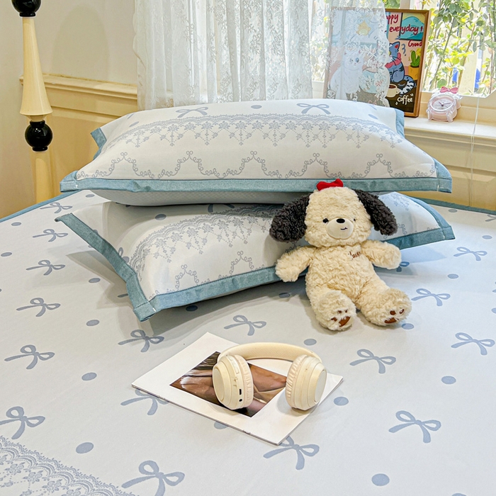 91家纺网 家纺一手货源 找家纺 2025新款A类高分子色织提花软凉席（平铺床席款） 夏日舞曲-兰