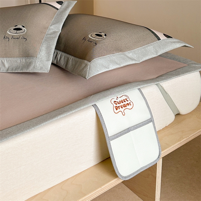 91家纺网 家纺一手货源 找家纺 Sweet dreams甜梦 2025新款母婴级7A抗菌养生冰藤席席子凉席-影棚2床席款 可爱狗狗