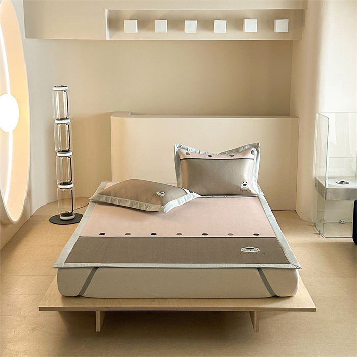 91家纺网 家纺一手货源 找家纺 Sweet dreams甜梦 2025新款母婴级7A抗菌养生冰藤席席子凉席-影棚2床席款 可爱狗狗