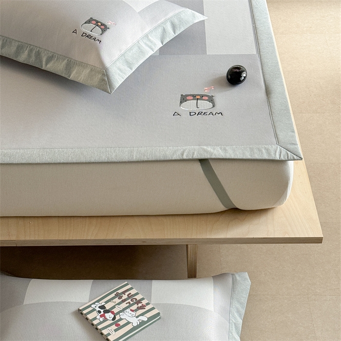 91家纺网 家纺一手货源 找家纺 Sweet dreams甜梦 2025新款母婴级7A抗菌养生冰藤席席子凉席-影棚2床席款 美梦熊