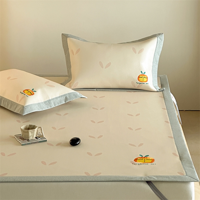 91家纺网 家纺一手货源 找家纺 Sweet dreams甜梦 2025新款母婴级7A抗菌养生冰藤席席子凉席-影棚2床席款 小草毛毛