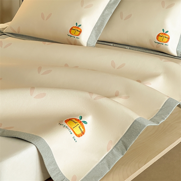 91家纺网 家纺一手货源 找家纺 Sweet dreams甜梦 2025新款母婴级7A抗菌养生冰藤席席子凉席-影棚2床席款 小草毛毛