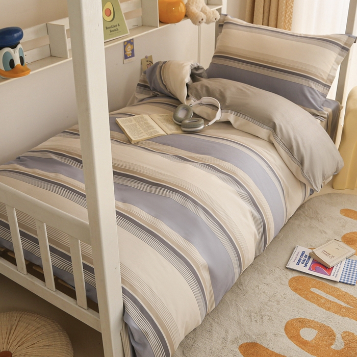 91家纺网 家纺一手货源 找家纺 天之爱 2025新款全棉纯棉印花三件套学生六件套 乔南